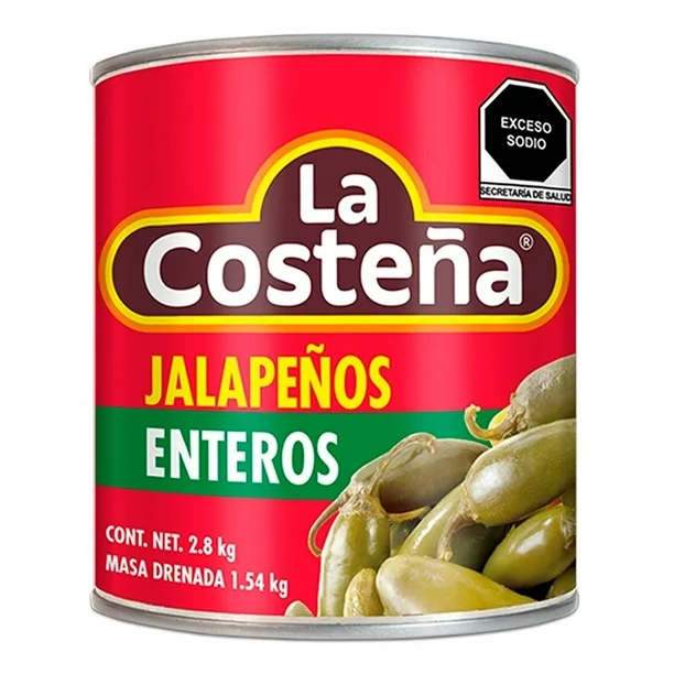 La Costeña Jalapeños Enteros 2.8 kg